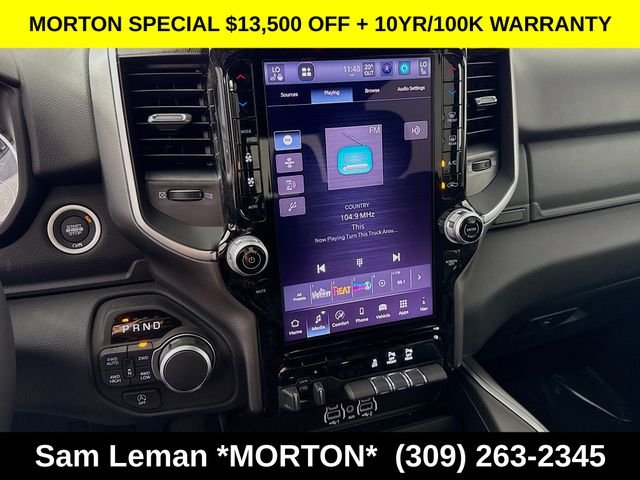 New 2026 Diamond Black Crystal Pearl-Coat Exterior Paint Ram Big Horn/Lone Star image 15
