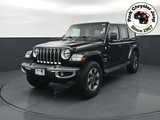 Used 2022 Jeep Wrangler Unlimited Sahara with VIN 1C4HJXEN0NW138171 for sale in Burnsville, Minnesota