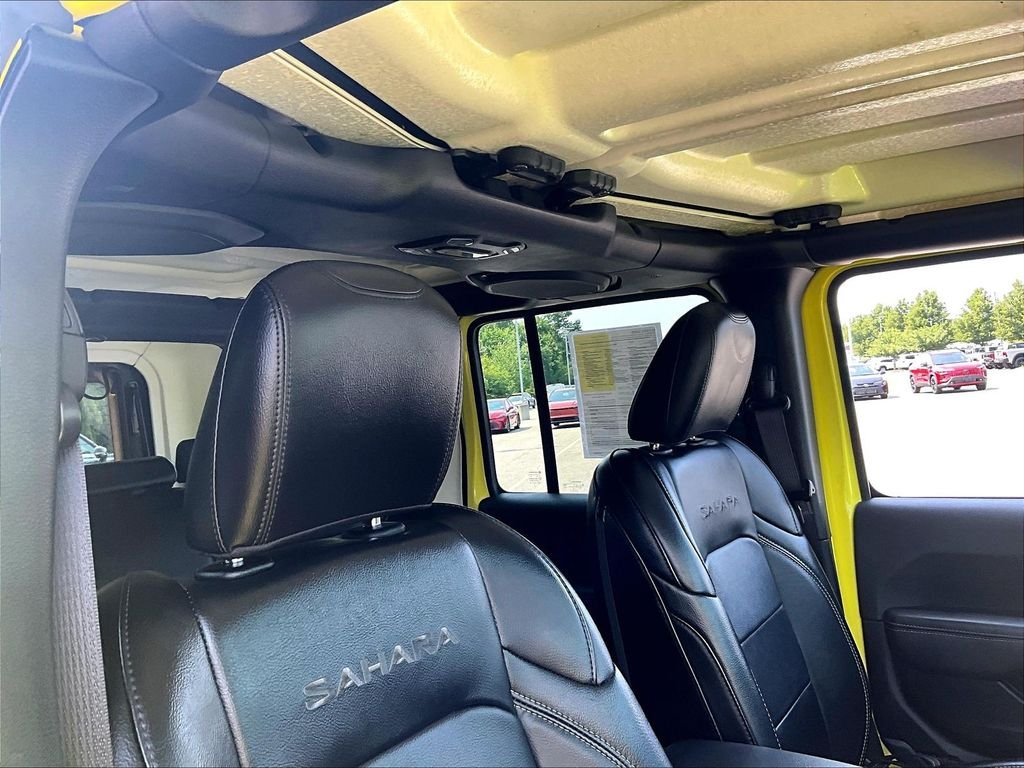 Used 2023 Yellow Jeep Sahara 4xe image 22
