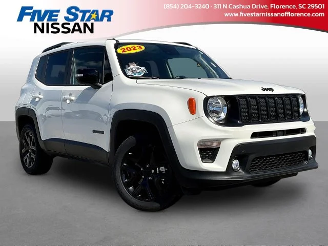 Used 2023 White Jeep Altitude image 1