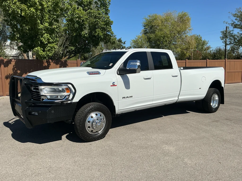 Used 2024 Bright White Clearcoat Ram Laramie image 1