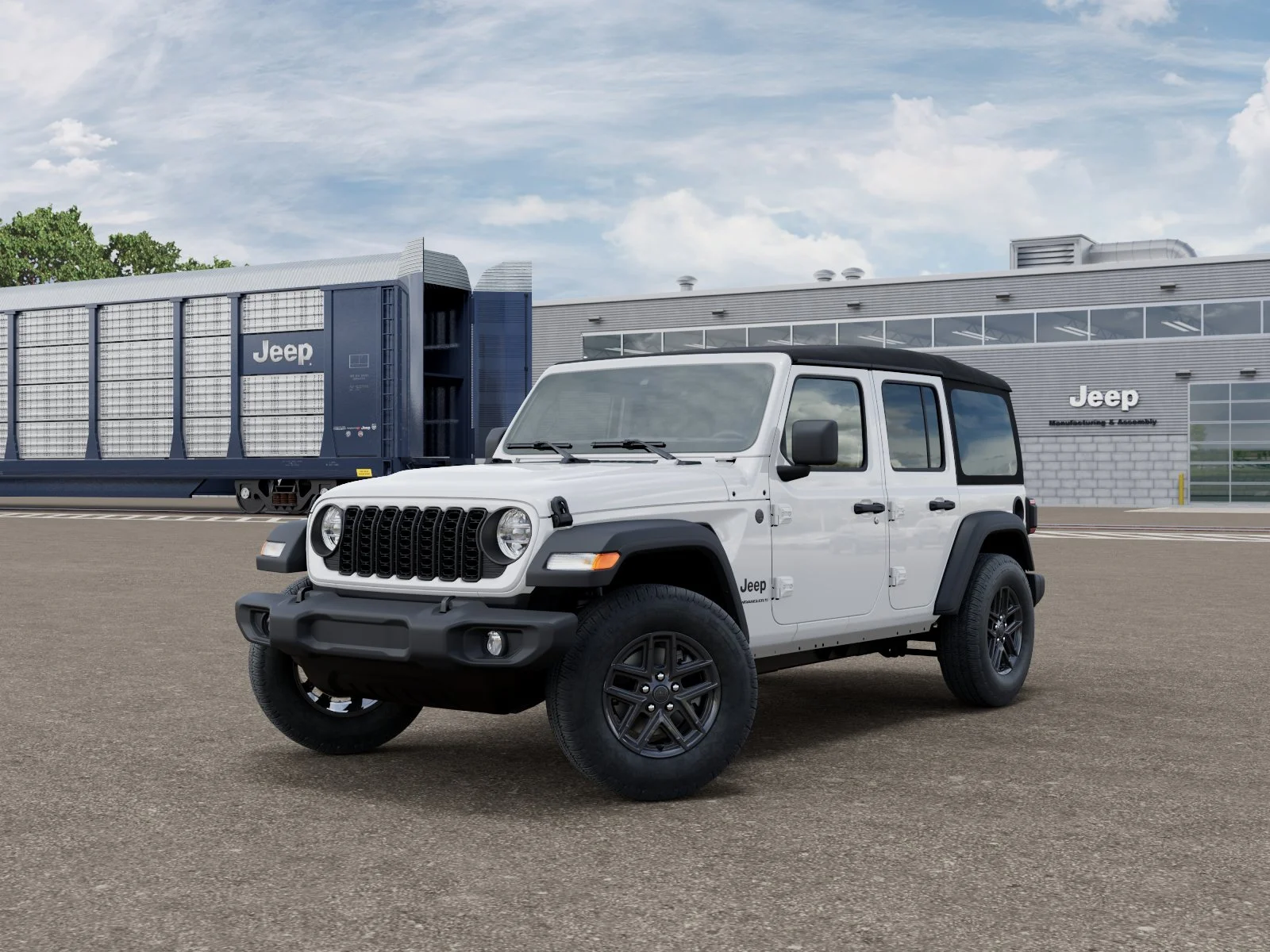 New 2027 Bright White Clearcoat Jeep Sport S image 1