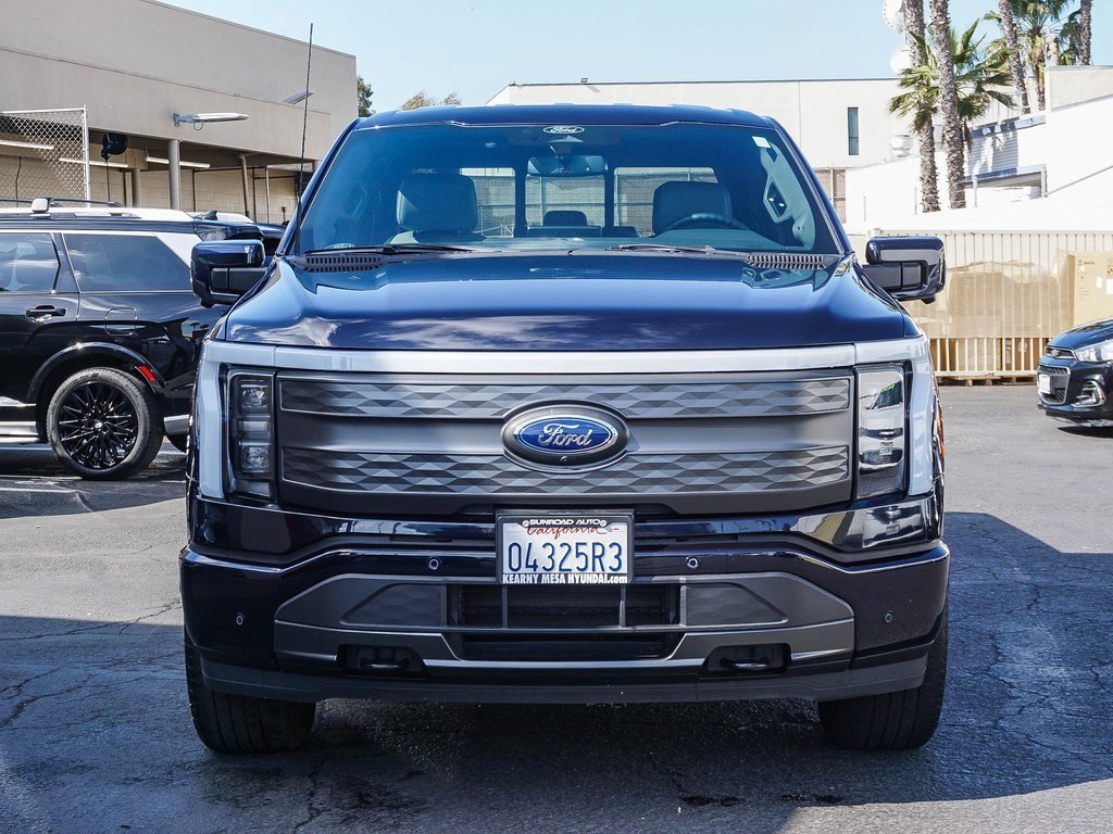 Used 2022 Ford F-150 Lightning Lariat with VIN 1FTVW1EL8NWG15493 for sale in San Diego, CA