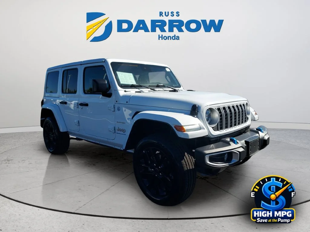 Used 2024 White Jeep Sahara 4xe image 7
