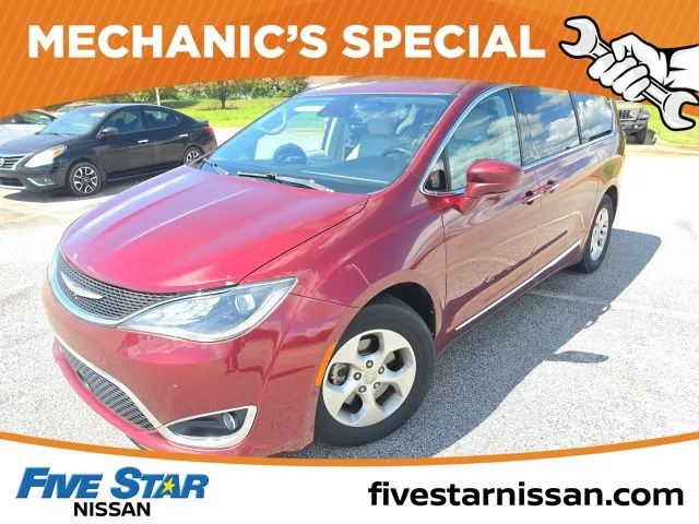Used 2017 Red Chrysler Touring L Plus image 1