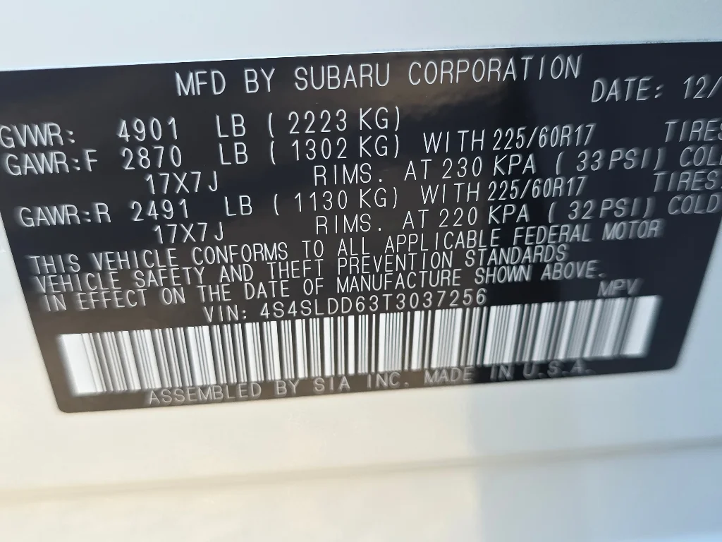 Certified Used 2026 White Subaru Premium image 36