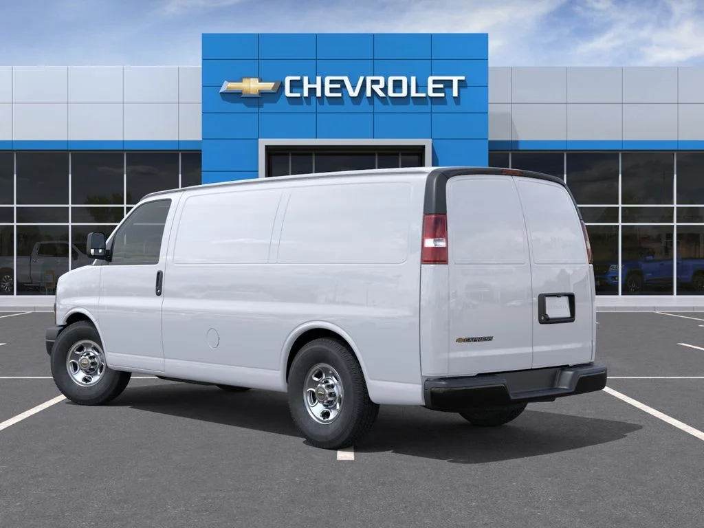 New 2026 White Chevrolet Work Van image 3
