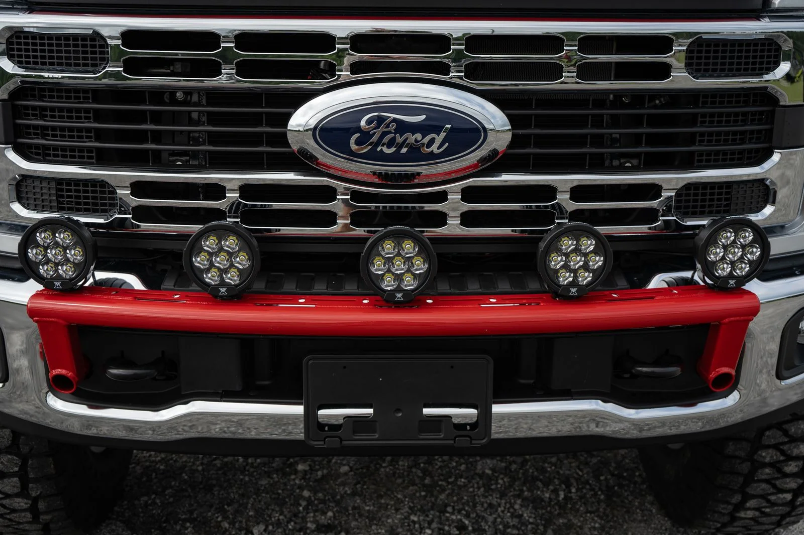 New 2026 Race Red Ford F-250® XLT with Rocky Ridge Retro Supercharged Package image 14