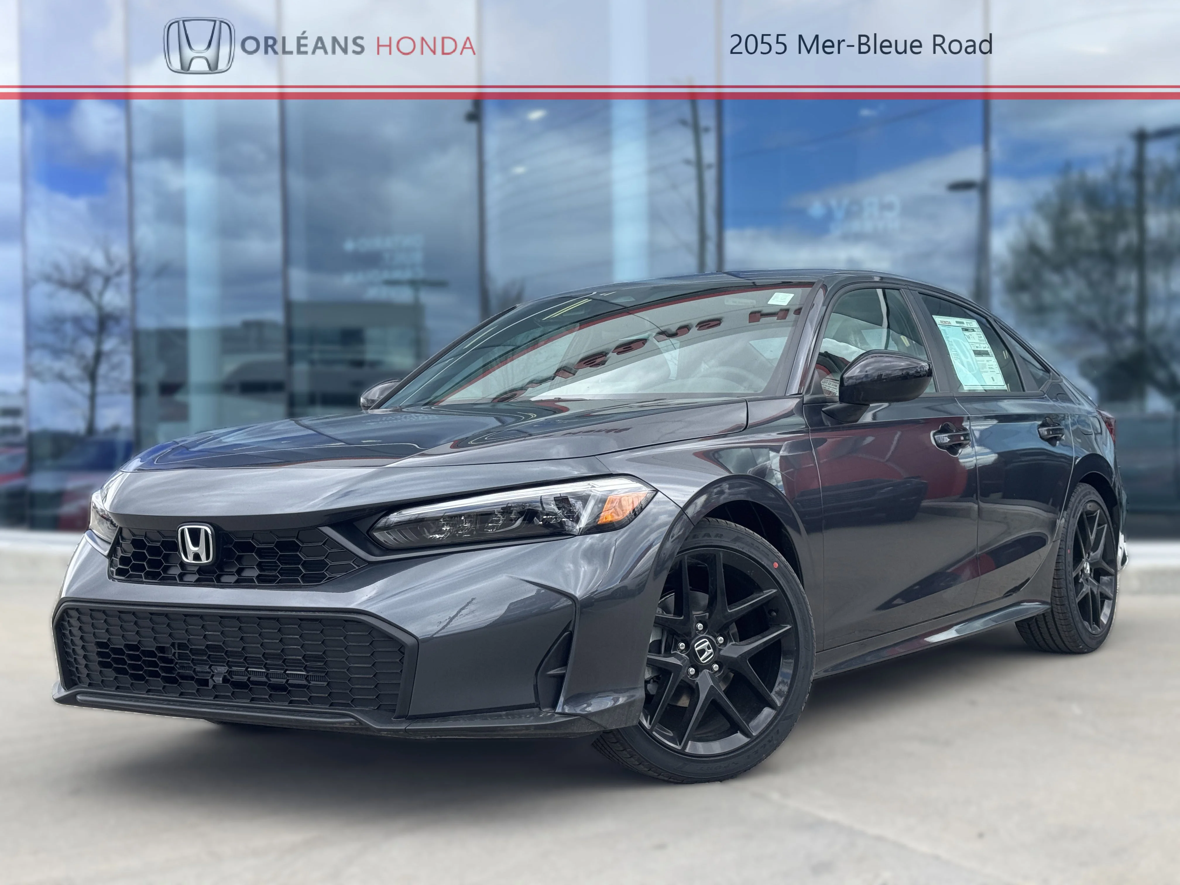 New 2026 Gray Honda Sport image 1