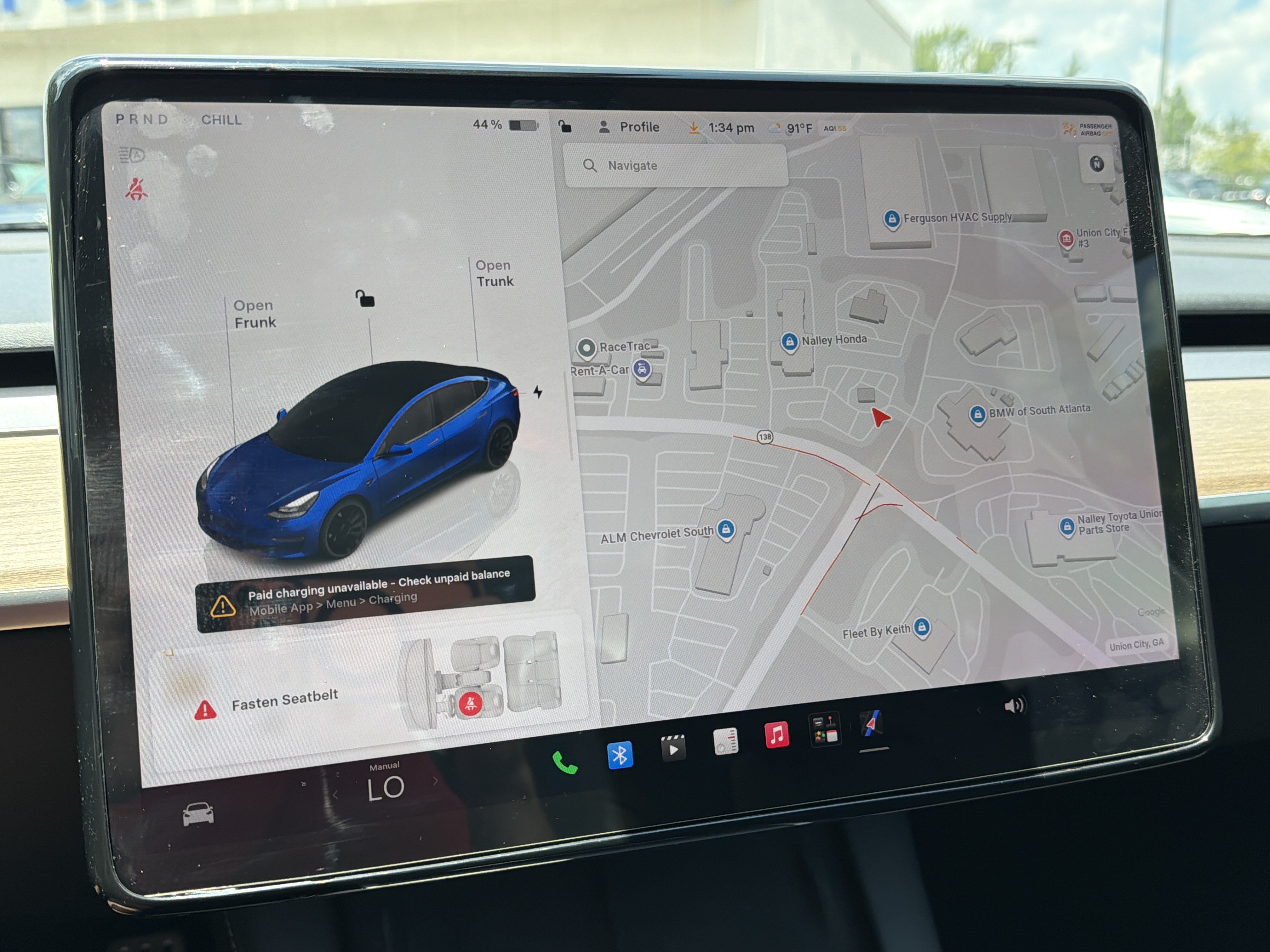 Used 2023 Deep Blue Metallic Tesla Performance image 6
