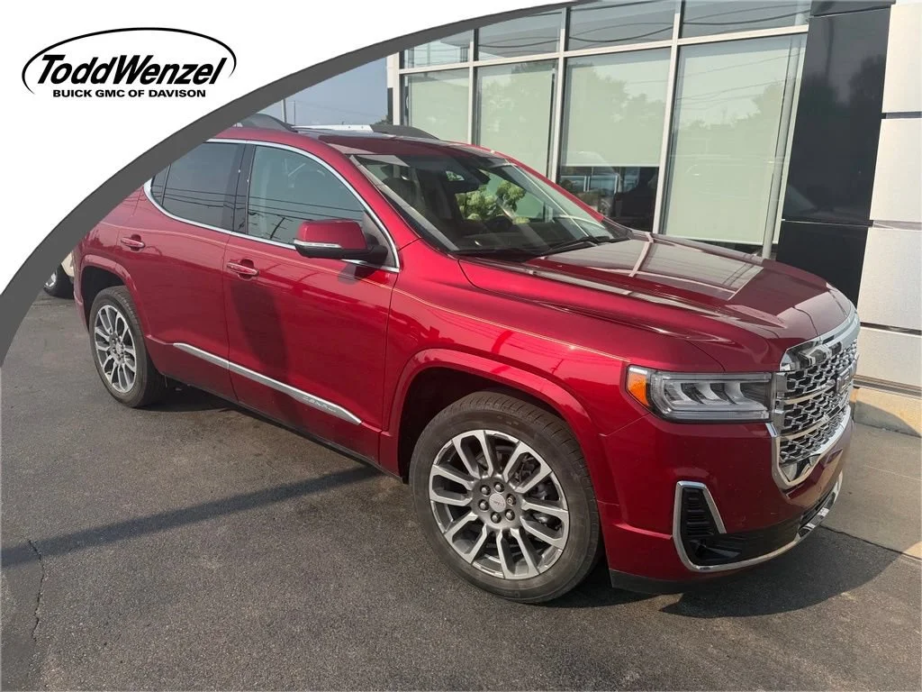 Used 2021 CAYENNE RED TINTCOAT GMC Denali image 1
