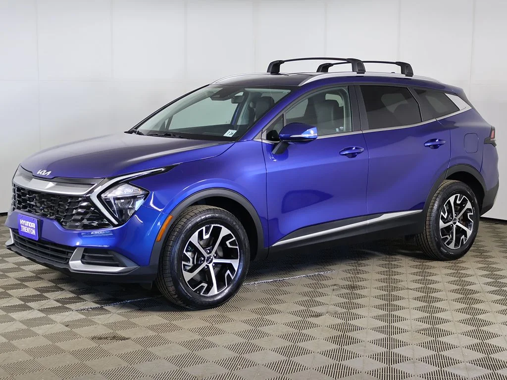 Used 2023 Blue Kia EX image 8