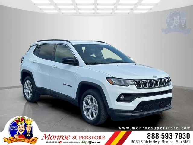 Certified Used 2024 White Jeep Latitude image 1