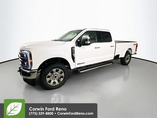 New 2026 Star White Metallic Tri-Coat Ford Lariat image 3