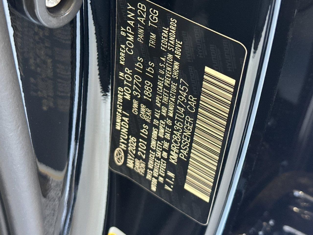 New 2026 Black Hyundai SEL image 26