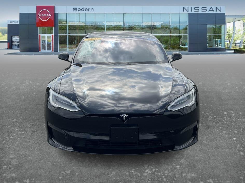 Used 2021 Solid Black Tesla Long Range image 2