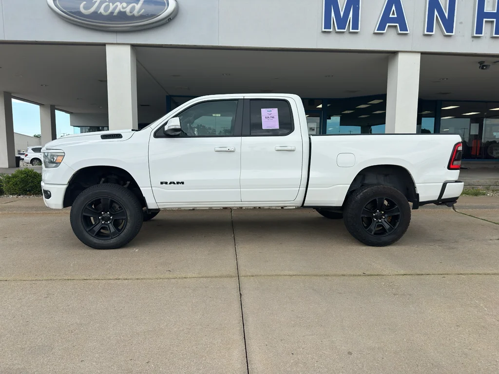 Used 2021 Bright White Ram Sport image 4
