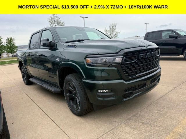 New 2026 Serrano-Green Metallic Exterior Paint Ram Big Horn/Lone Star image 1