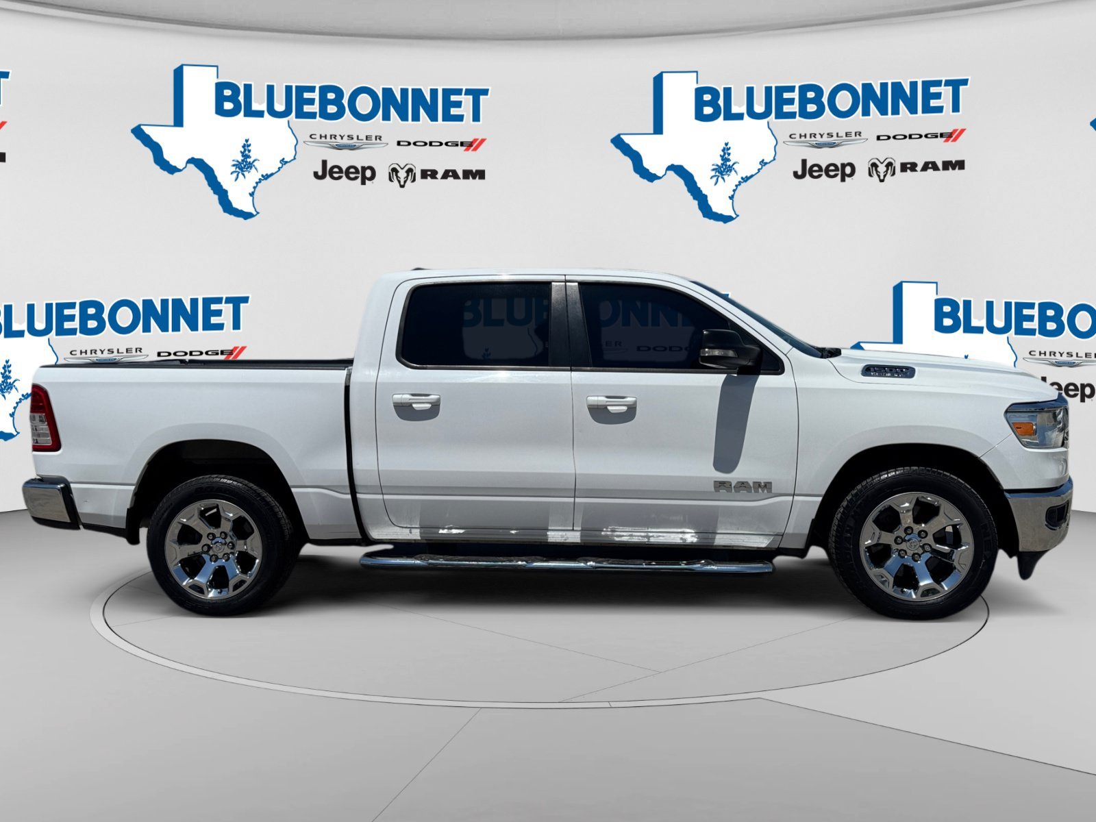 Used 2021 Bright White Clearcoat Ram Lone Star image 4