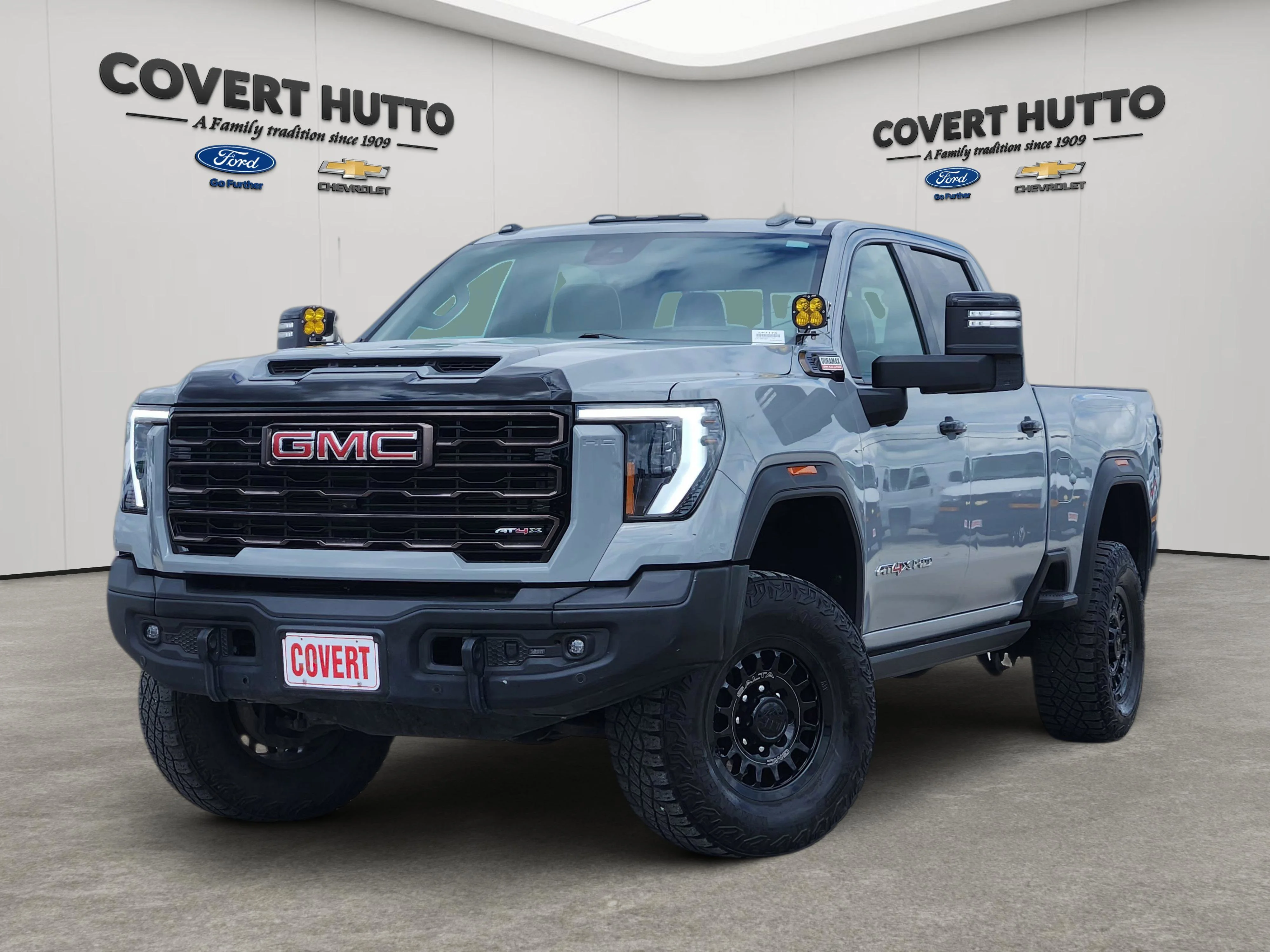 Used 2024 Thunderstorm Gray GMC AT4X AEV EDITION image 1