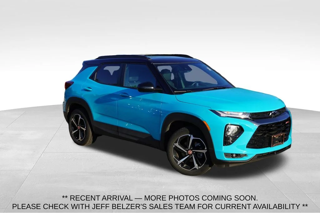 Used 2021 Teal / Green Chevrolet RS image 1