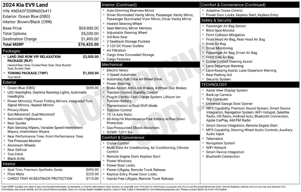 Certified Used 2024 Blue Kia Land image 17