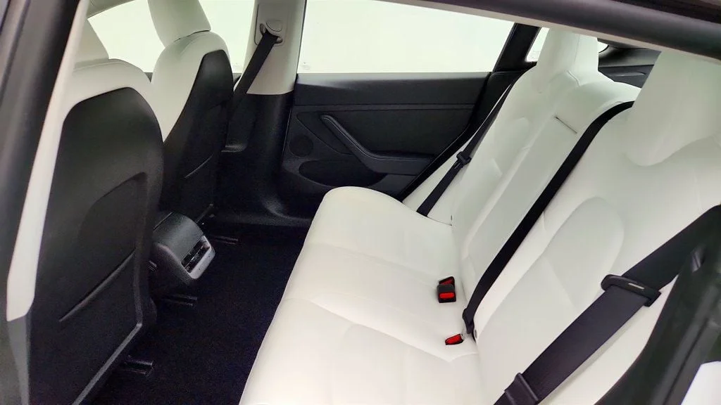 Used 2023 Pearl White Multi-Coat Tesla Performance AWD w/ White & Black Premium Interior image 24