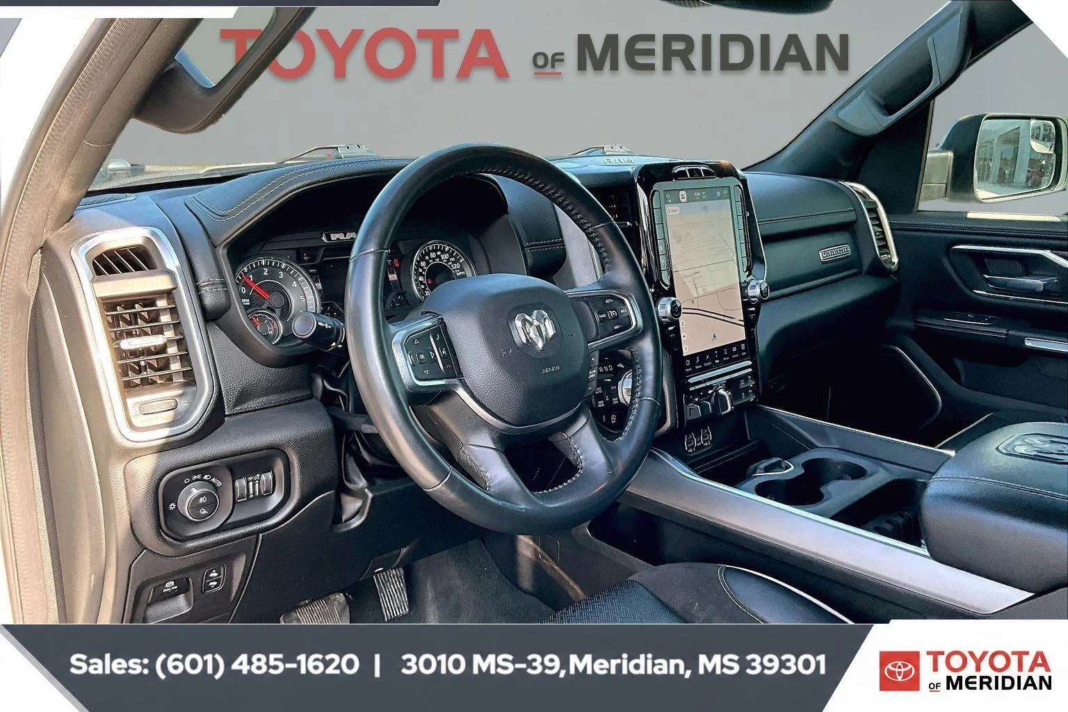 Used 2023 Ivory White Tri-Coat Pearlcoat Ram Laramie image 12