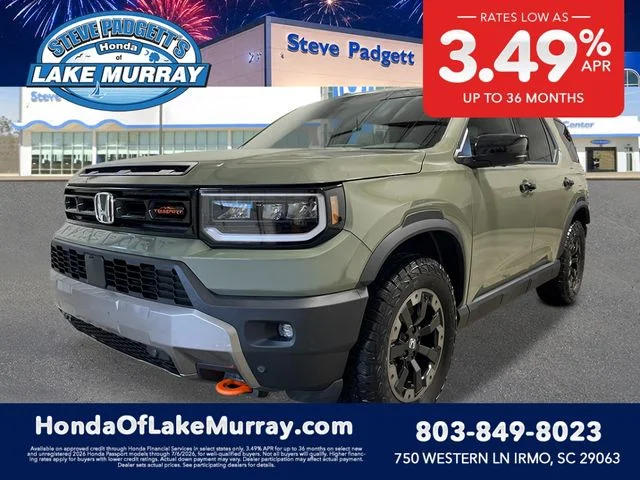 New 2026 Ash Green Metallic Honda TrailSport Elite image 1
