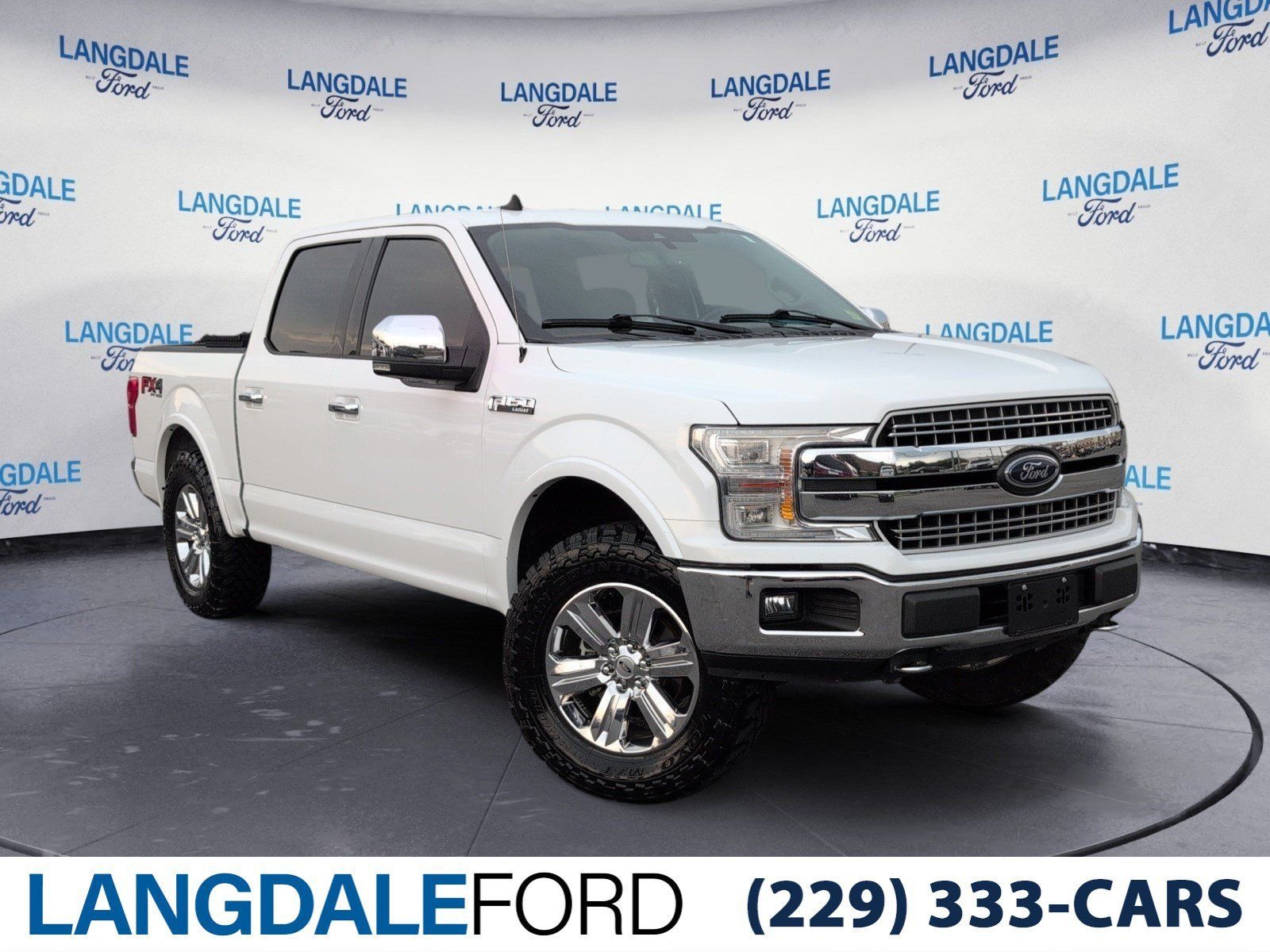 Used 2020 Oxford White Ford Lariat image 1