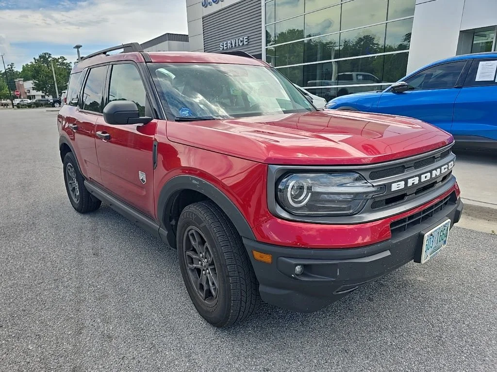 Used 2021 Rapid Red Metallic Tinted Clearcoat Ford Big Bend image 1