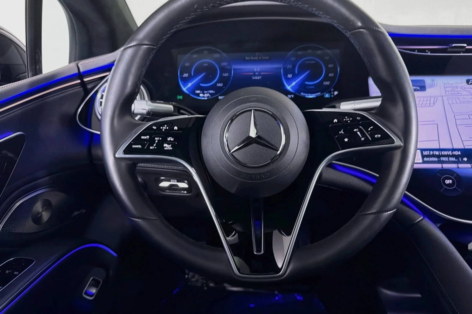 Certified Used 2023 Obsidian Black Metallic Mercedes-Benz EQS 450 image 19