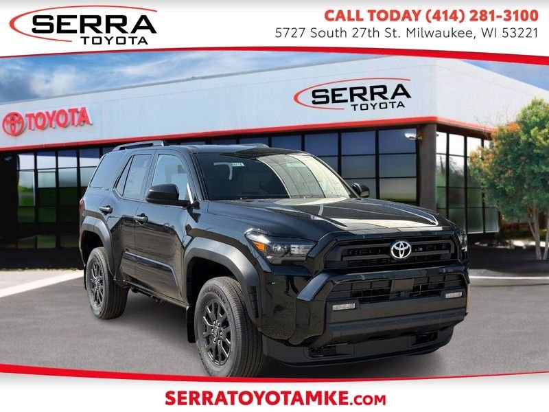 Black 2026 Toyota 4Runner SR5 4WD SUV / Crossover Four-Wheel Drive