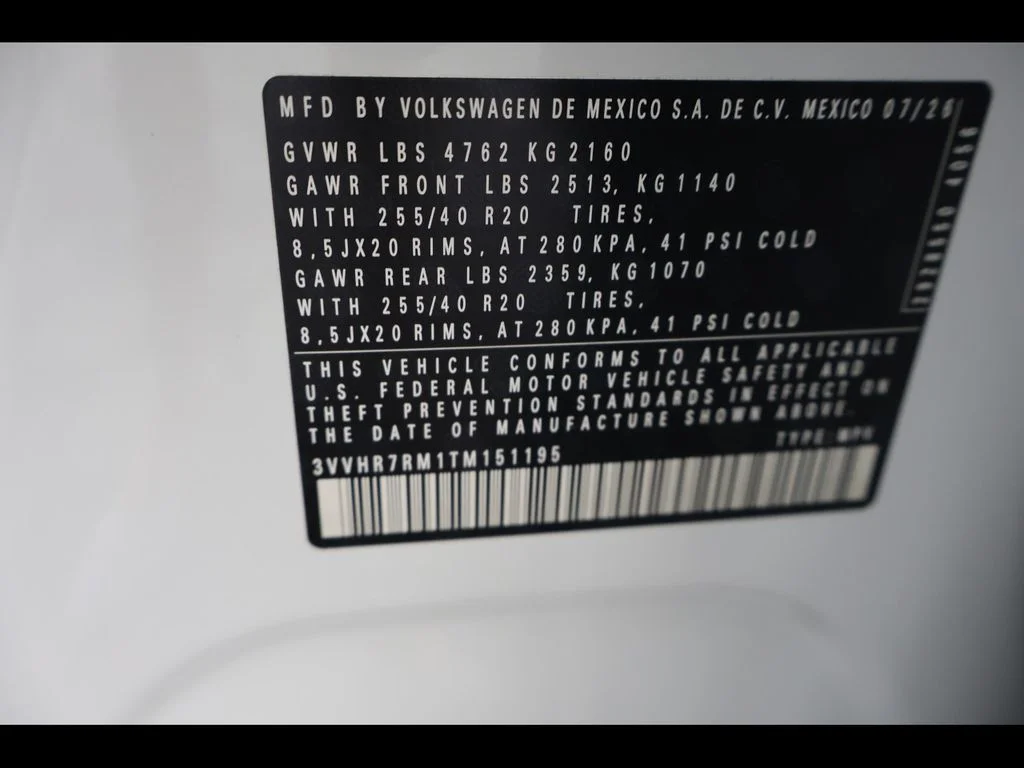 New 2026 White/off-white Volkswagen SE R-Line Black image 23