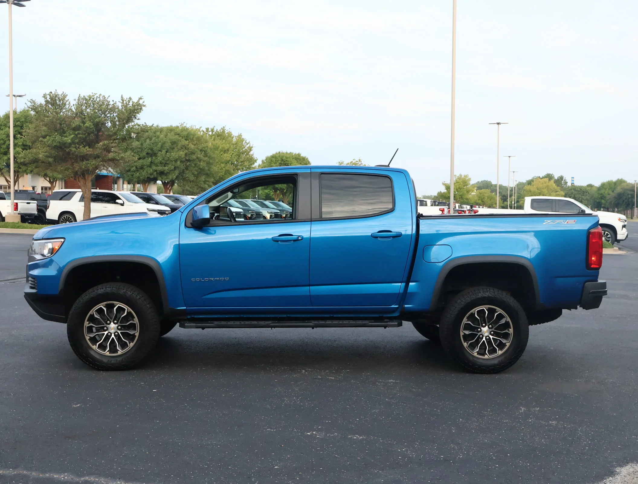 Used 2022 Bright Blue Metallic Chevrolet 4WD ZR2 image 32