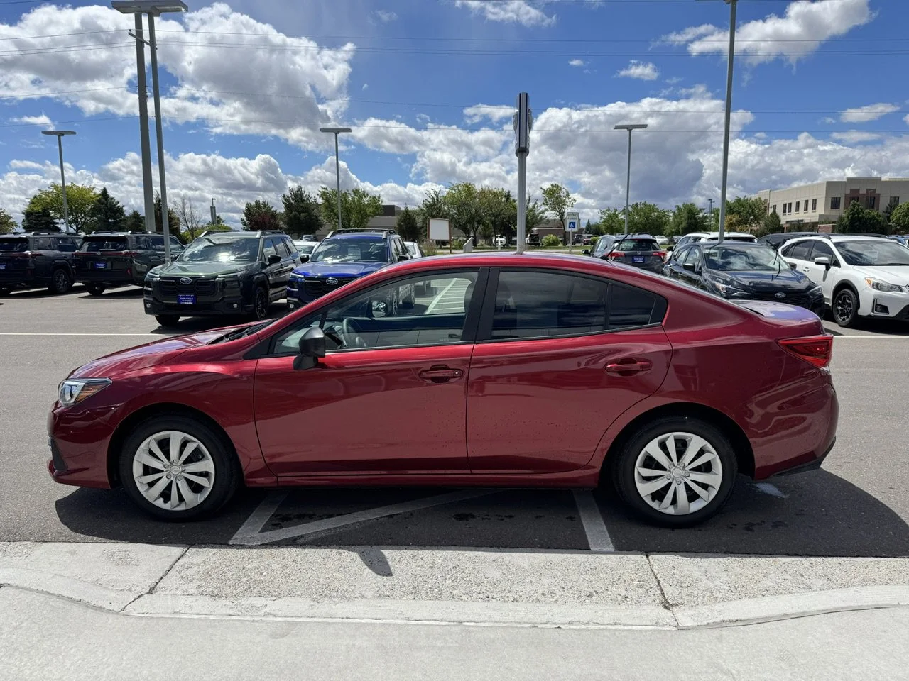 Certified Used 2023 Crimson Red Pearl Subaru Base image 4