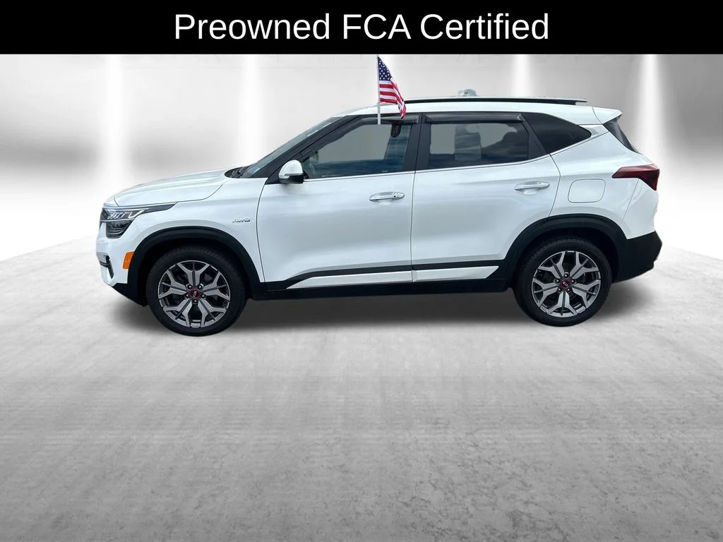 Used 2021 Kia Seltos SX with VIN KNDETCA24M7166940 for sale in Keene, NH
