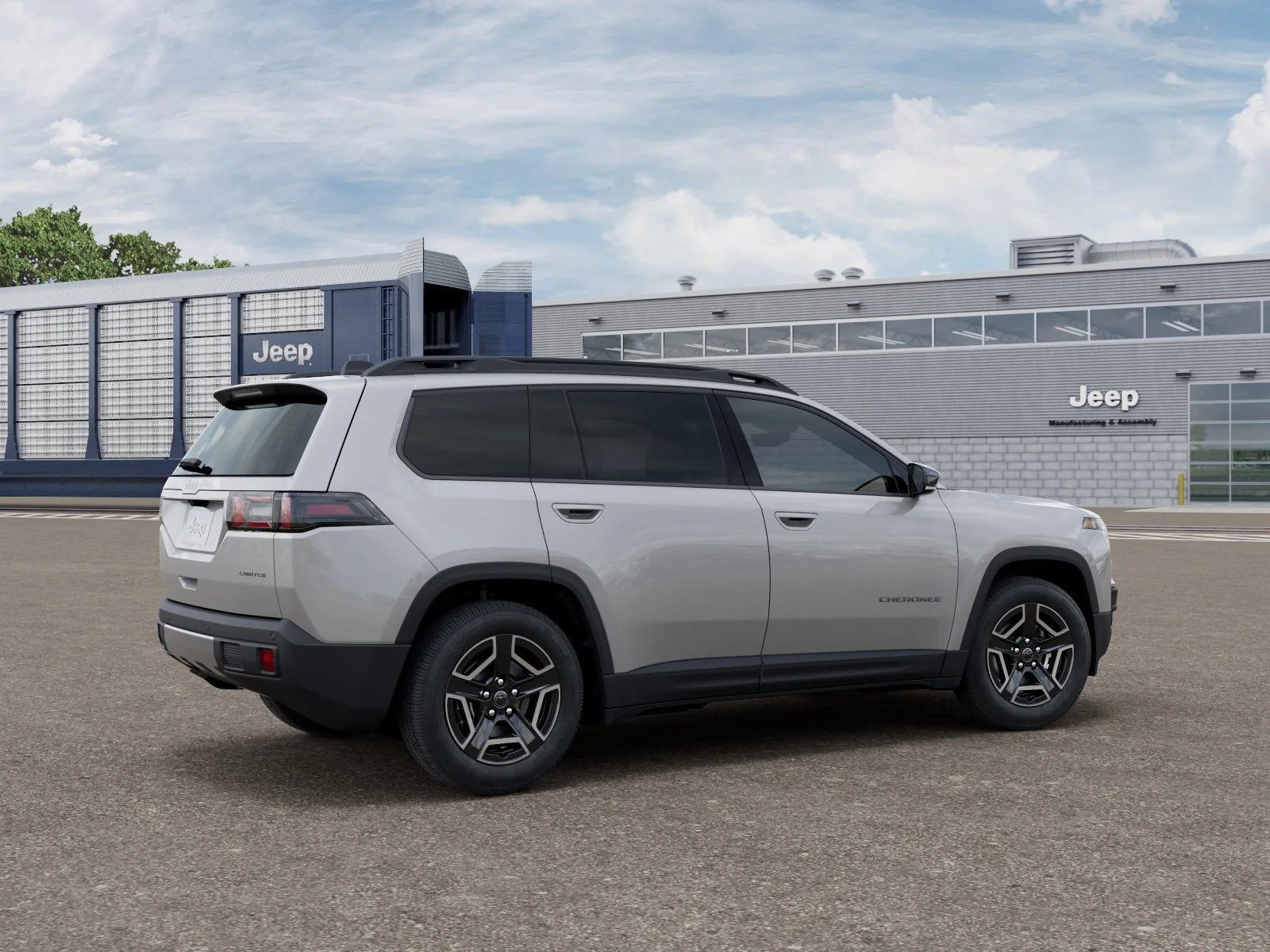 New 2026 Silver Zynith Clear-Coat Exterior Paint Jeep Limited image 11