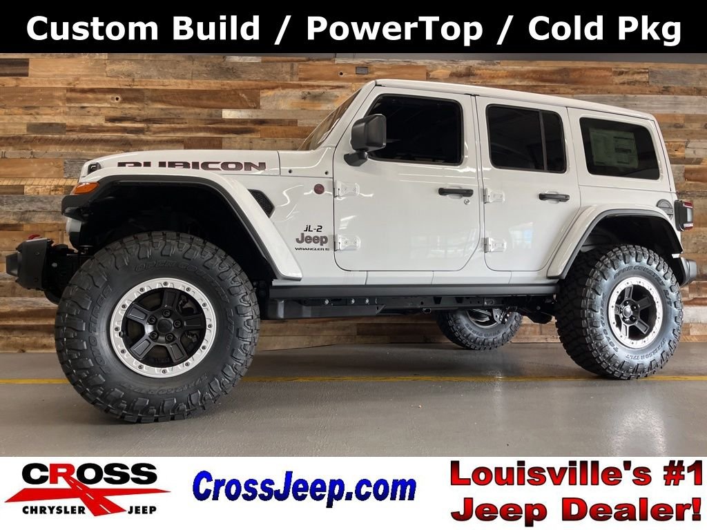 New 2026 Bright White Clear-Coat Exterior Paint Jeep Rubicon X image 1