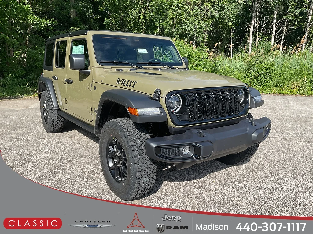 New 2026 41 Exterior Paint Jeep 4-Door Willys 4x4 image 1