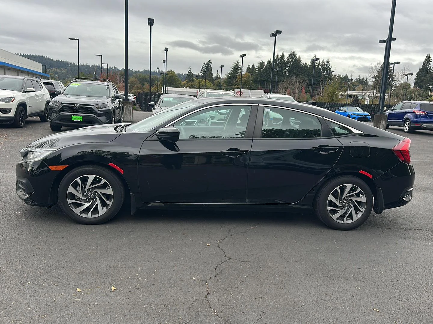 Used 2017 Crystal Black Pearl Honda EX image 2