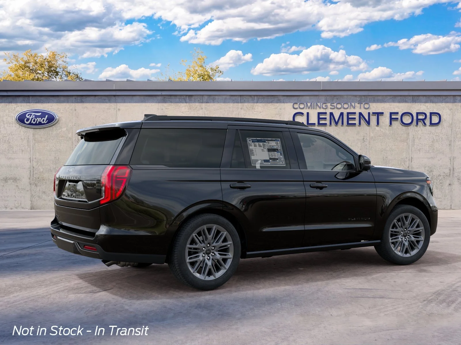 New 2027 Agate Black Metallic Ford Platinum image 6
