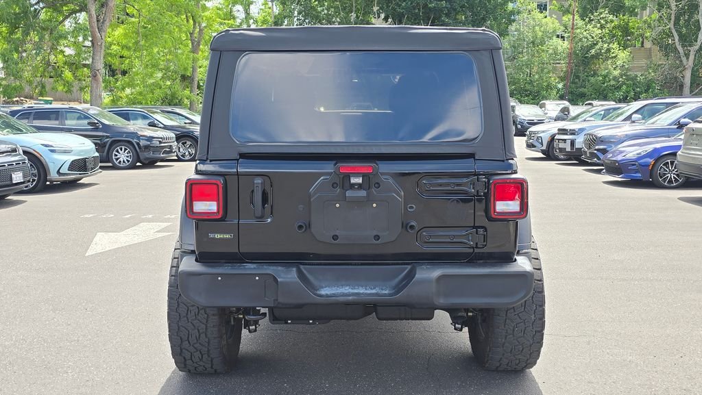 Used 2022 Black Clearcoat Jeep Unlimited Willys image 4