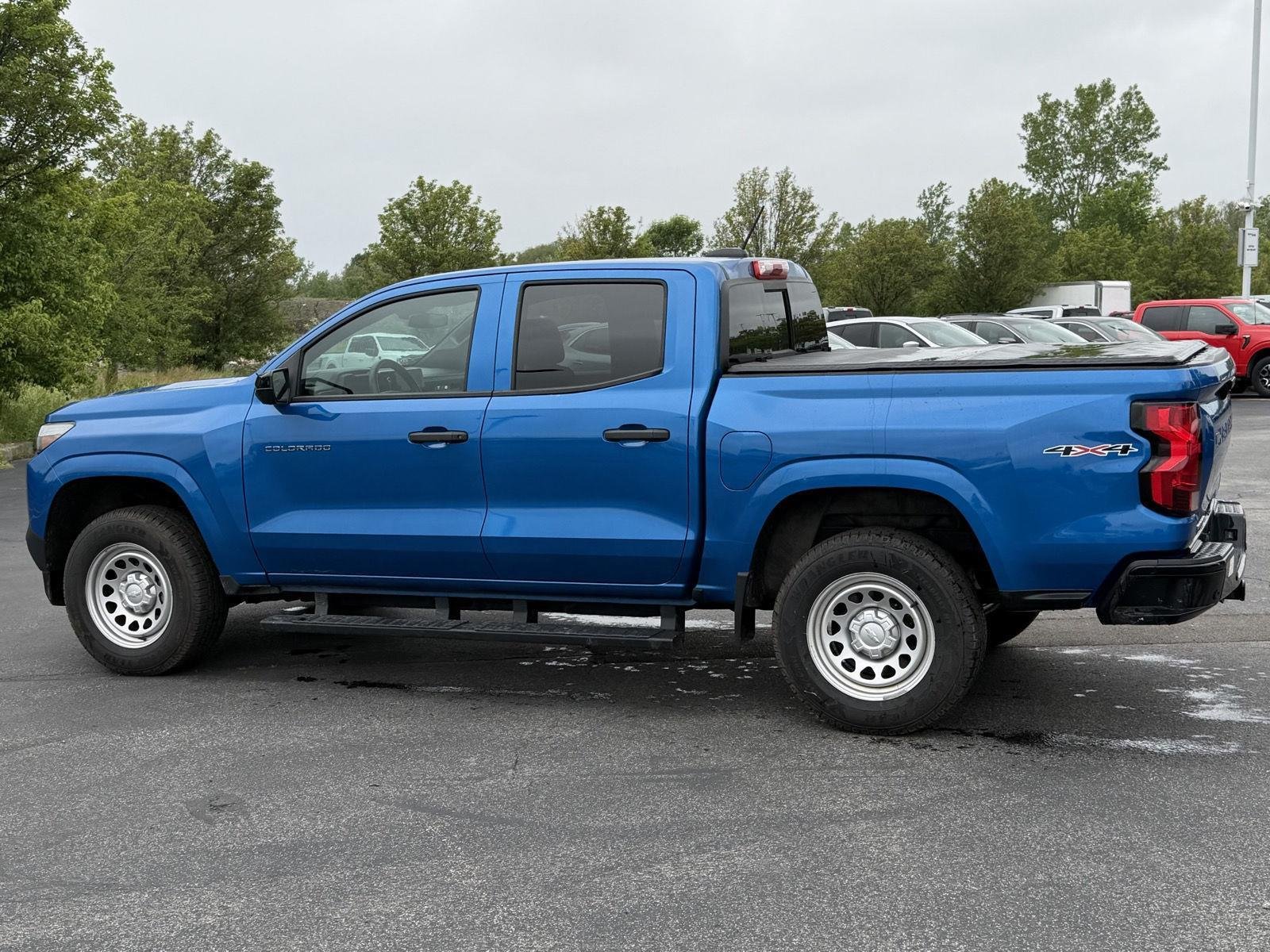 Used 2023 Glacier Blue Metallic Chevrolet 4WD Work Truck image 6