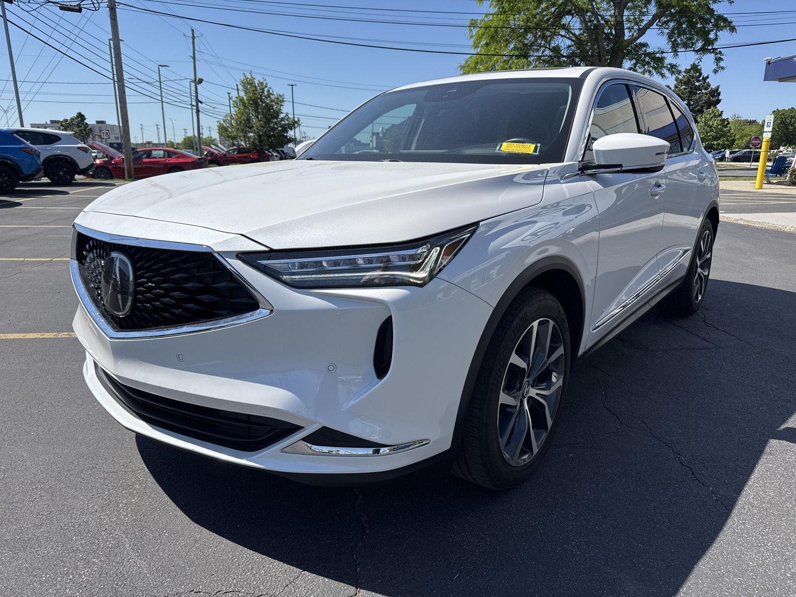 Used 2023 Platinum White Pearl Acura SH-AWD w/Tech image 3