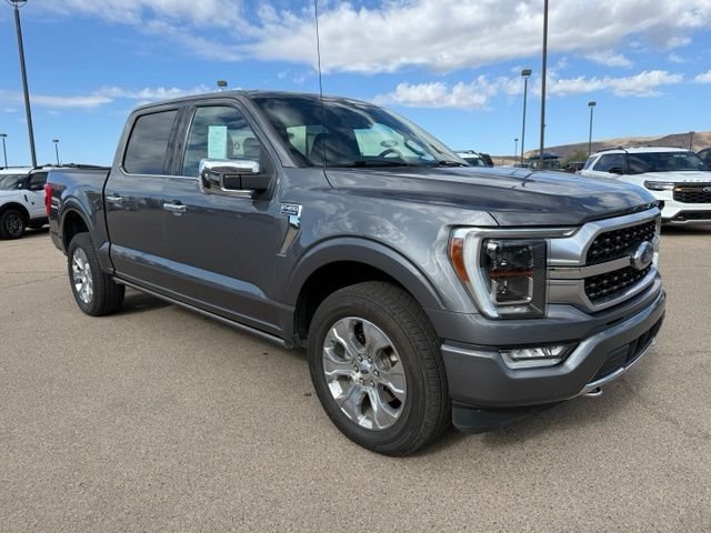 Certified Used 2021 Gray Metallic Ford Platinum image 3