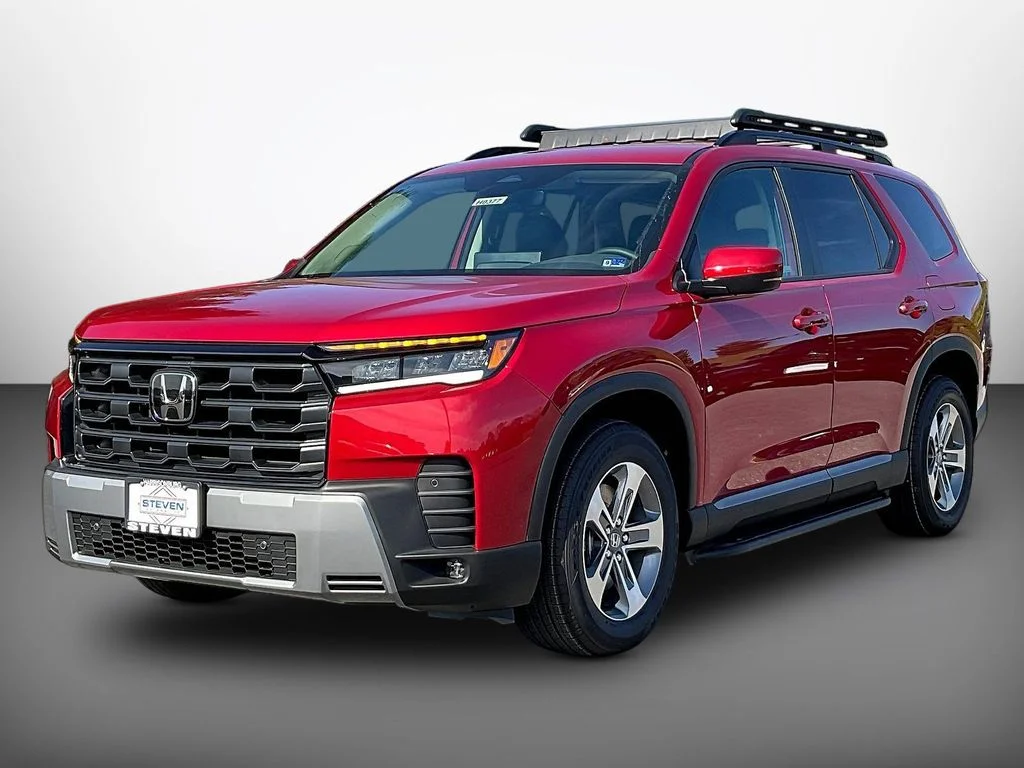 New 2026 Radiant Red Metallic II Honda AWD EX-L image 3