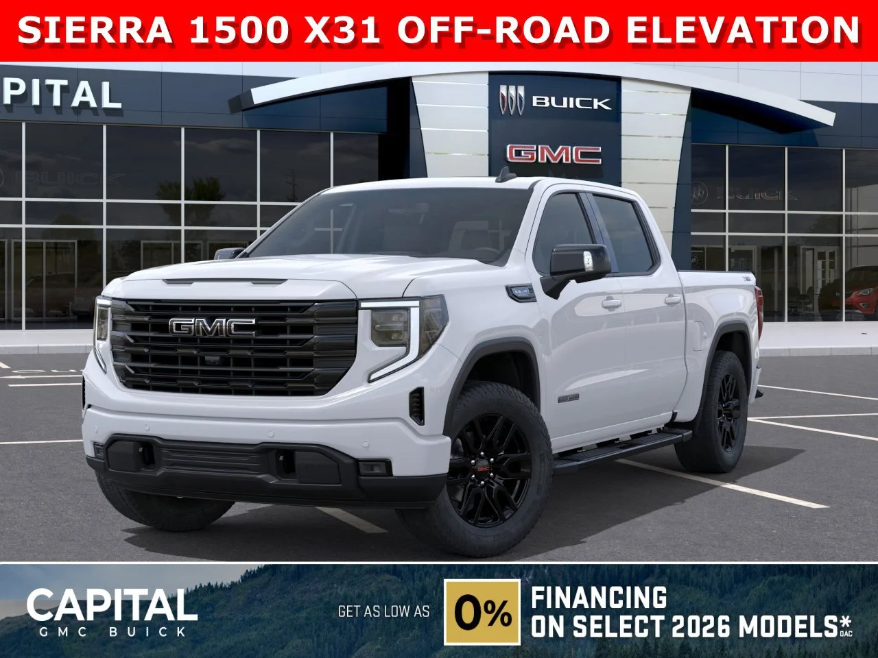 New 2026 Summit White GMC Elevation image 1