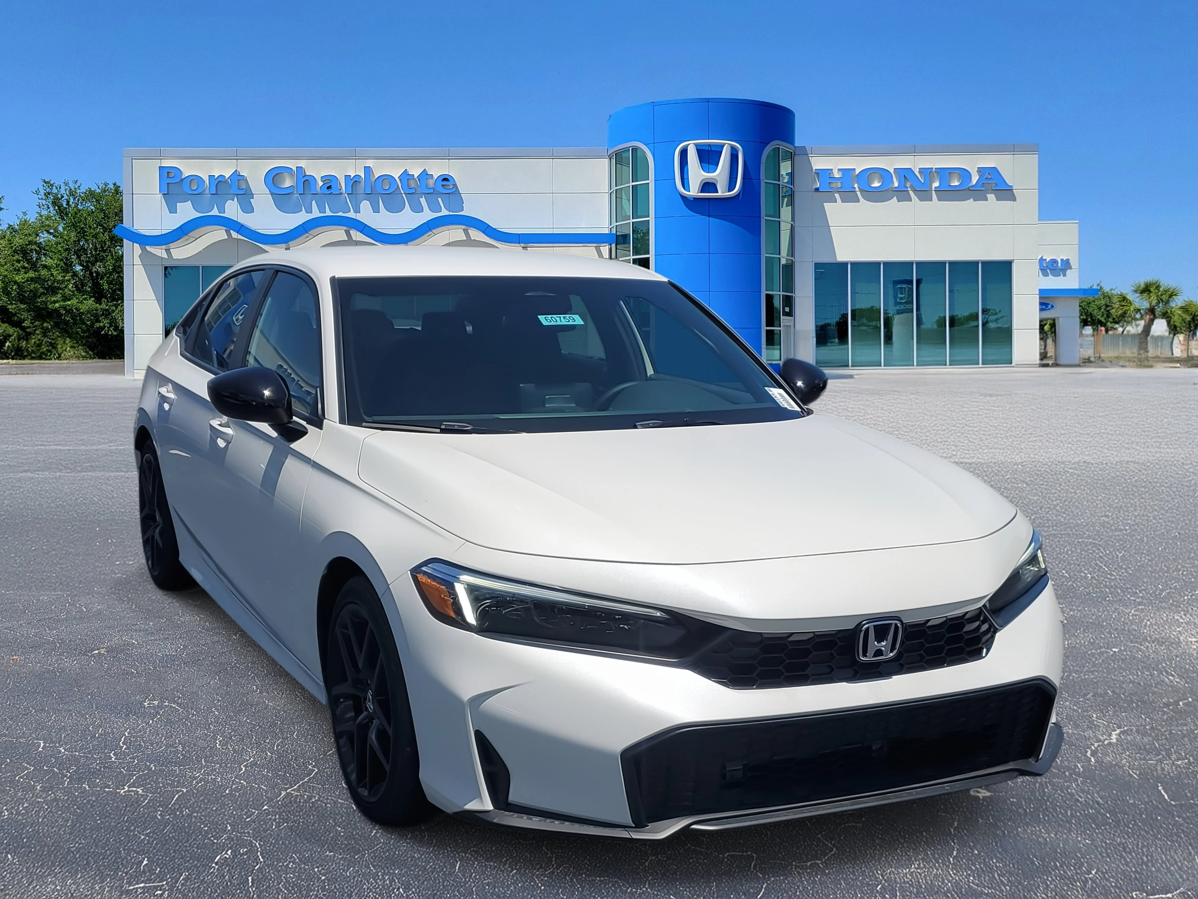 New 2026 Platinum White Pearl Honda Sport image 2