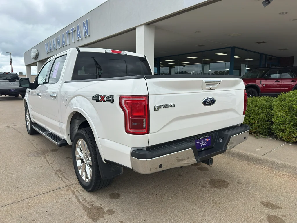 Used 2016 White Platinum Metallic Tri-Coat Ford Lariat image 11